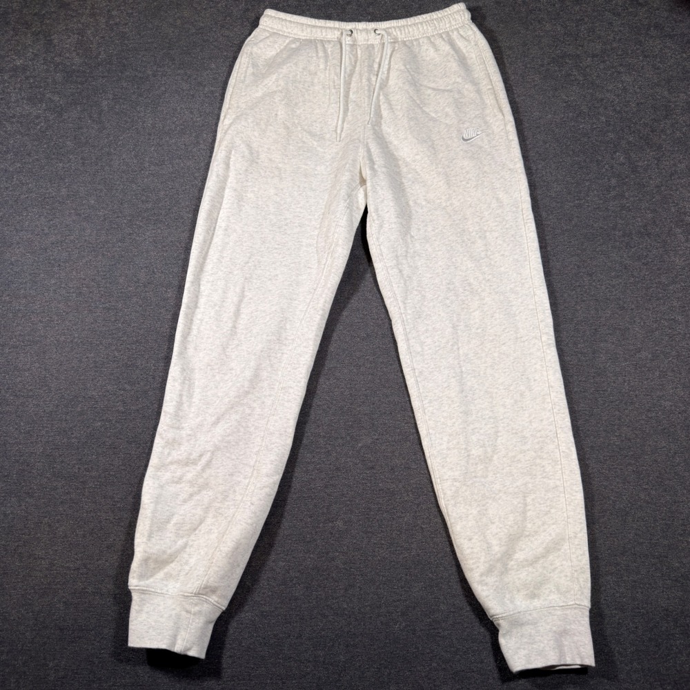Nike Sweatpants Mens S Grey Heather Club Fleece Joggers Athletic Stretch Gym